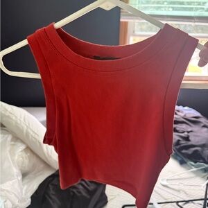 Forever 21 Red Muscle Tee